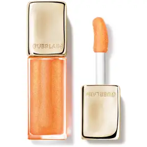Guerlain Kisskiss Bee Glow Oil - Limited Edition 92% Natural-Origin Honey Tint Lip 9 5Ml 389 Sparkling Peach