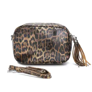Δερμάτινο Τσαντάκι Χιαστί - Λεοπάρ My Own αξεσουάρ Τσάντες-Πορτοφόλια