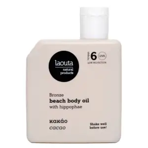 Beach Body Oil Cocoa 100Ml Laouta Σωμα Αντιηλιακη Προστασια Αντιηλιακό