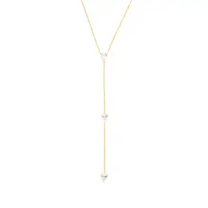 Μενταγιόν με Στράς Επίχρυσο Power Of Symbol αξεσουάρ Κολιέ