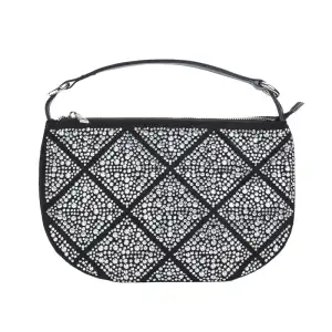 Υφασμάτινη Τσάντα Χειρός με Στρας - Μαύρο My Own αξεσουάρ Τσάντες-Πορτοφόλια