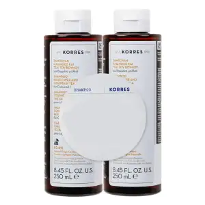 Korres Ηλιανθος + Τσαι του Βουνου Σετ Σαμπουαν για Βαμμενα Μαλλιά