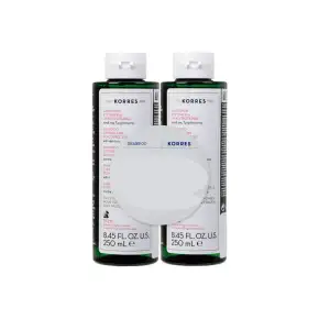 Korres Κυστινη + Γλυκοπρωτεϊνες Σαμπουαν Σετ Κατα Της Τριχοπτωσης για Γυναικίες