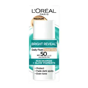 Bright Reveal Κρέμα Προσώπου με Νιασιναμίδη Χρώμα Spf50 Μεσαία Απόχρωση 50Ml L''oreal Paris Πρόσωπο Ενυδατωση - Αντιγηρανση Ημέρας