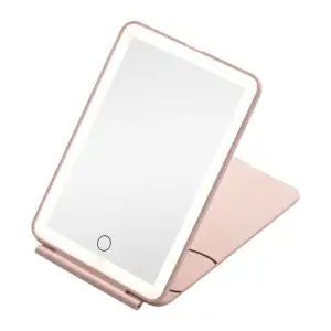 Mirror Επαναφορτιζόμενος Φορητός Καθρέφτης Led με Usb Mon Reve Μακιγιαζ αξεσουάρ Καθρεπτάκια