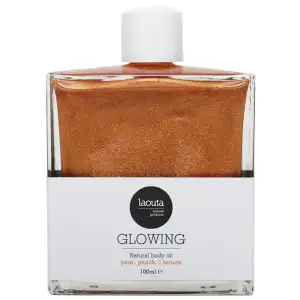 Glowing Body Oil Ροδάκινο Αχλάδι Λεμόνι 100Ml Laouta Σωμα Ενυδατωση - Καθαρισμος Λάδι Ενυδάτωσης