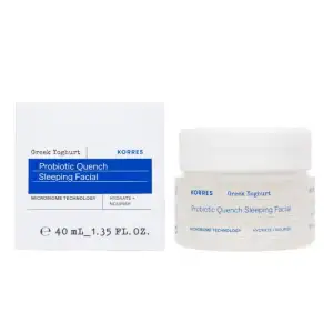 Korres Greek Yoghurt Probiotic Quench Sleeping Facial για Αναπληρωση Θρεψη 40Ml