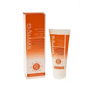 Sun Face Cream Spf50 50Ml Tommy G Πρόσωπο Αντιηλιακη Προστασια Αντιηλιακό
