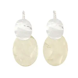 Σκουλαρίκια με Κύκλους - Επίχρυσα Power Of Symbol αξεσουάρ