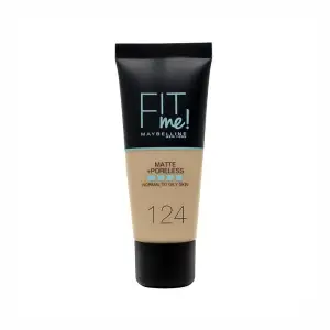 Maybelline Fit Me Matte + Poreless Foundation 30Ml 124 - Soft Sand